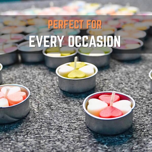 Agnaura Heart-Shaped Tealight Candles | Set of 9 |