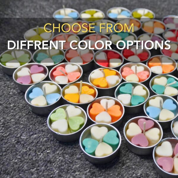 Agnaura Heart-Shaped Tealight Candles | Set of 9 |